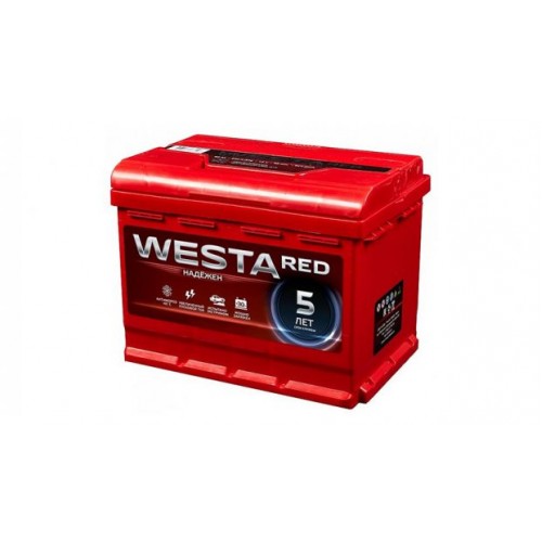 Аккумулятор WESTA red АЗИЯ 65B24L (50 А/ч)